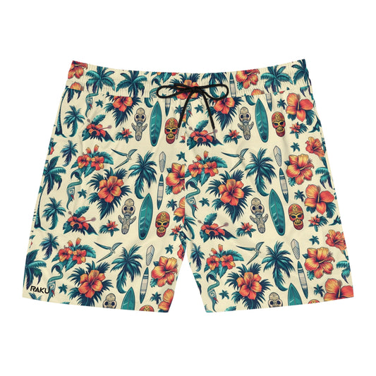 MEN HAWAII MID-LENGHT SWIM SHORTS