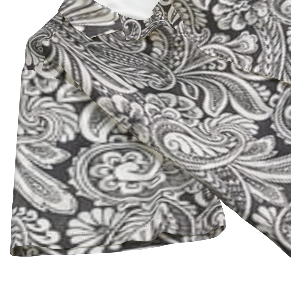 MEN'S BLACK FLORAL HAWAIIAN SHIRT