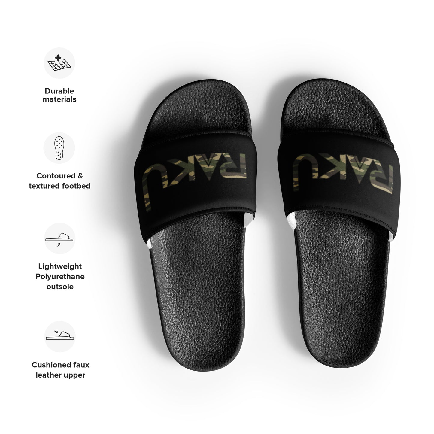 RAKU MEN'S CAMO SLIDES