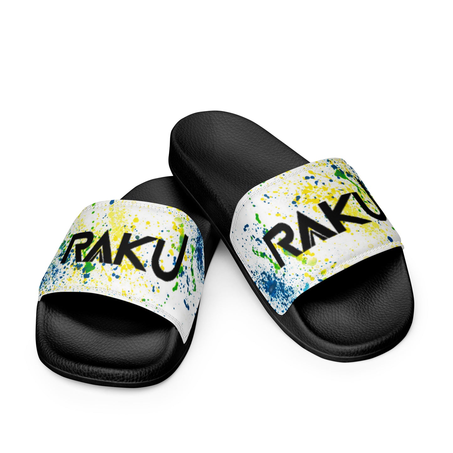 WOMEN'S SPLATTER SLIDES