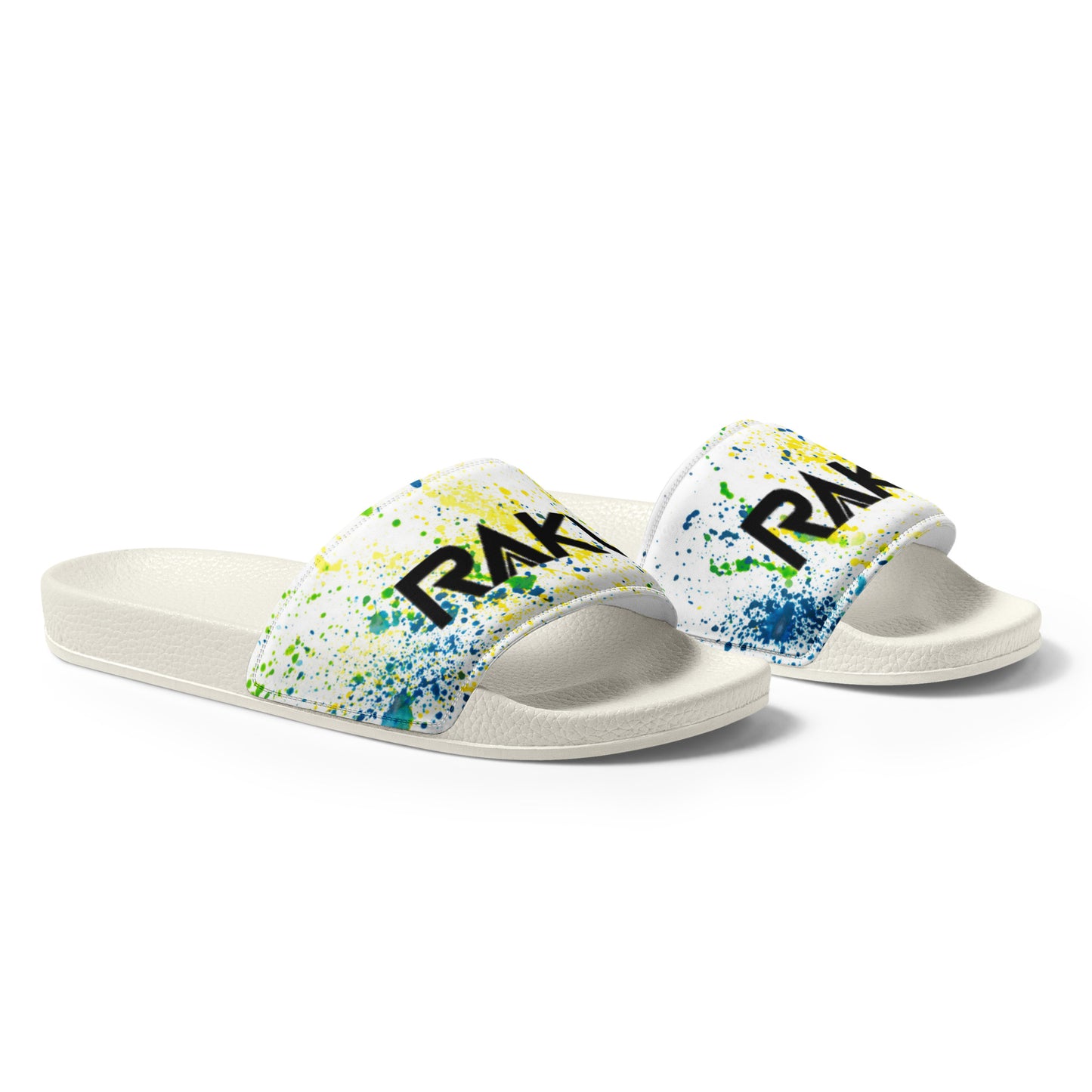 WOMEN'S SPLATTER SLIDES