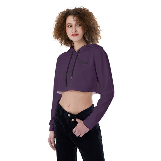 WOMEN CROP TOP HOODIE