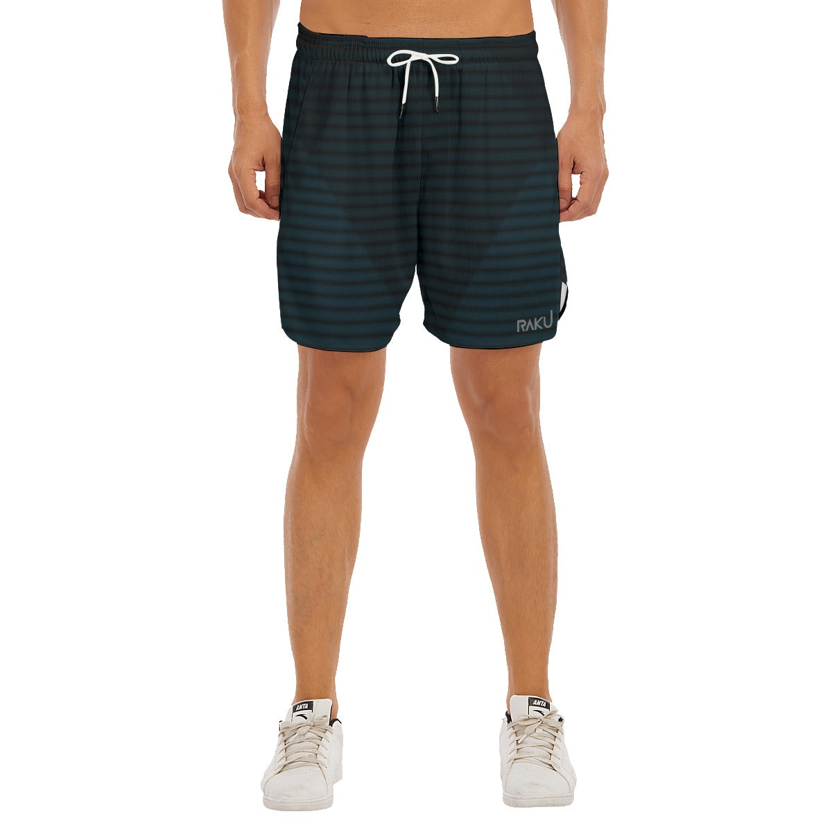 BLACK STRIPES SHORTS