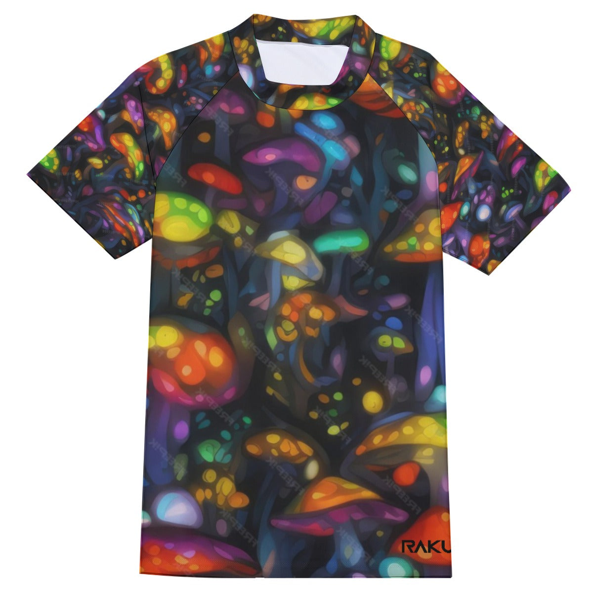 MEN PSYCHO MULTICOLOR RASH GUARD