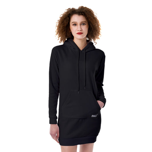 WOMEN LONG HOODIE DRESS